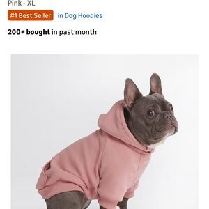 Pink Dog Hoodie